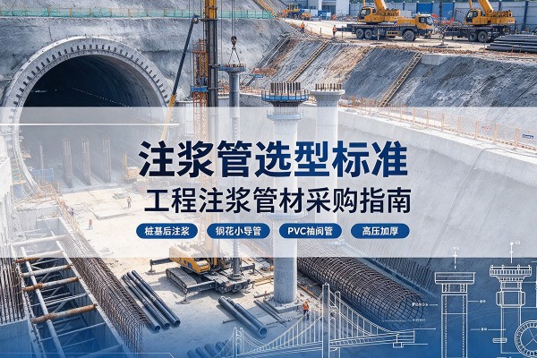 浔阳注浆管选型标准