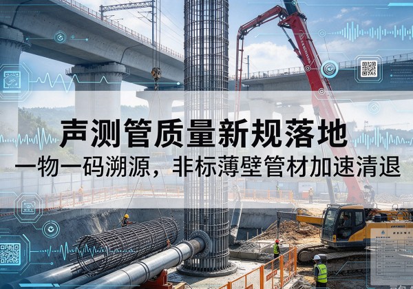 浔阳声测管质量新规落地，一物一码溯源，非标薄壁管材加速清退