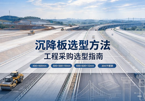 浔阳沉降板选择方法